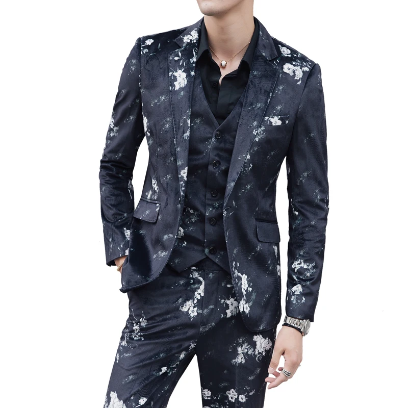 Men Tuxedo Suit 2018 Smoking Homme Mariage Plus Size 5xl Men Suit Business Tuxedos Slim Fit Floral Print Suits Costume Homme
Men Tuxedo Suit 2018 Smoking Homme Mariage Plus Size 5xl Men Suit Business Tuxedos Slim Fit Floral Print Suits Costume Homme