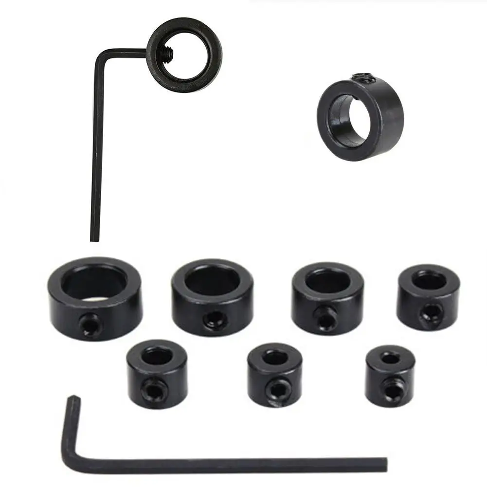 8pcs/Lot 3-12mm Ring Positioner Steel Drill Bit Tool Limiter Locator Ring Depth Stop Collar Hex Wrench for Woodworking
8pcs/Lot 3-12mm Ring Positioner Steel Drill Bit Tool Limiter Locator Ring Depth Stop Collar Hex Wrench for Woodworking