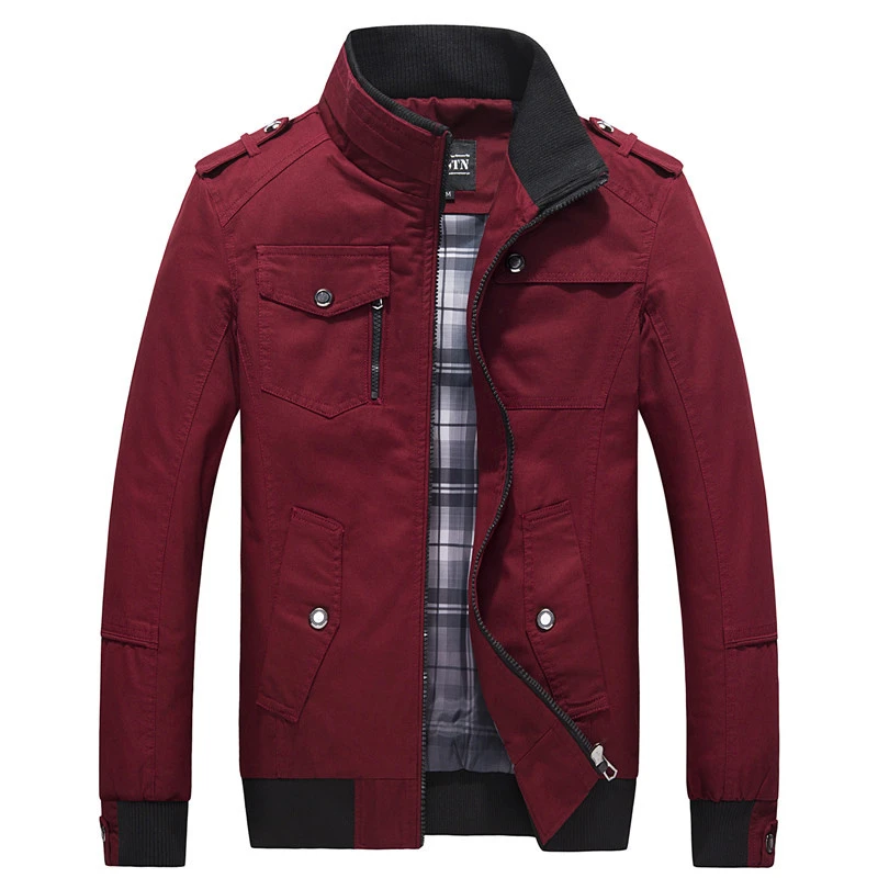 2019 New Jackets Men Autumn Winter Fashion Mens Coats And Jackets Military Army Stand Collar Casual Brand Clothing Size M-4XL
2019 New Jackets Men Autumn Winter Fashion Mens Coats And Jackets Military Army Stand Collar Casual Brand Clothing Size M-4XL