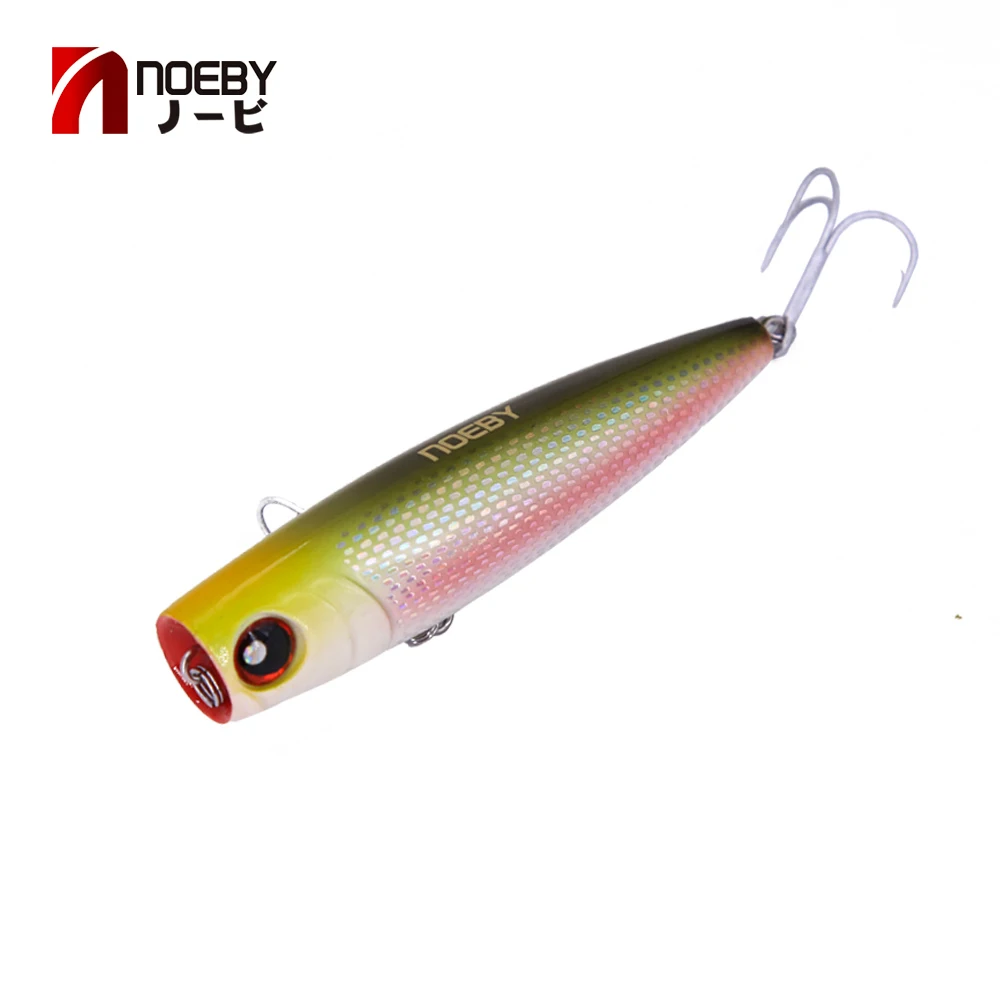 Noeby fishing hard Popper lure 105mm hard plastic lure artificial bait with VMC hook bait popular all over the world
Noeby fishing hard Popper lure 105mm hard plastic lure artificial bait with VMC hook bait popular all over the world