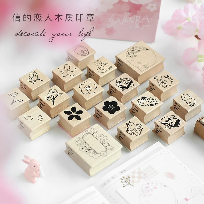 Sakura Flower 1Pcs \ DIY Creative Fun Cute Vintage Wood Stamp seal Diary Calendar Scrapbook Student Stationery Office Supplies
Sakura Flower 1Pcs \ DIY Creative Fun Cute Vintage Wood Stamp seal Diary Calendar Scrapbook Student Stationery Office Supplies
