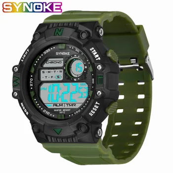 SYNOKE Men Watch Sports Digital LED Waterproof Wrist Watches Luxury Men's Digital Military Army Fashion Mens Electronic Clock
SYNOKE Men Watch Sports Digital LED Waterproof Wrist Watches Luxury Men's Digital Military Army Fashion Mens Electronic Clock