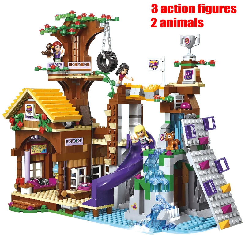 875pcs Friends Adventure Camp Tree House Building Blocks Compatible LegoES City Girl Figure Bricks Educational Toy For Kids
875pcs Friends Adventure Camp Tree House Building Blocks Compatible LegoES City Girl Figure Bricks Educational Toy For Kids