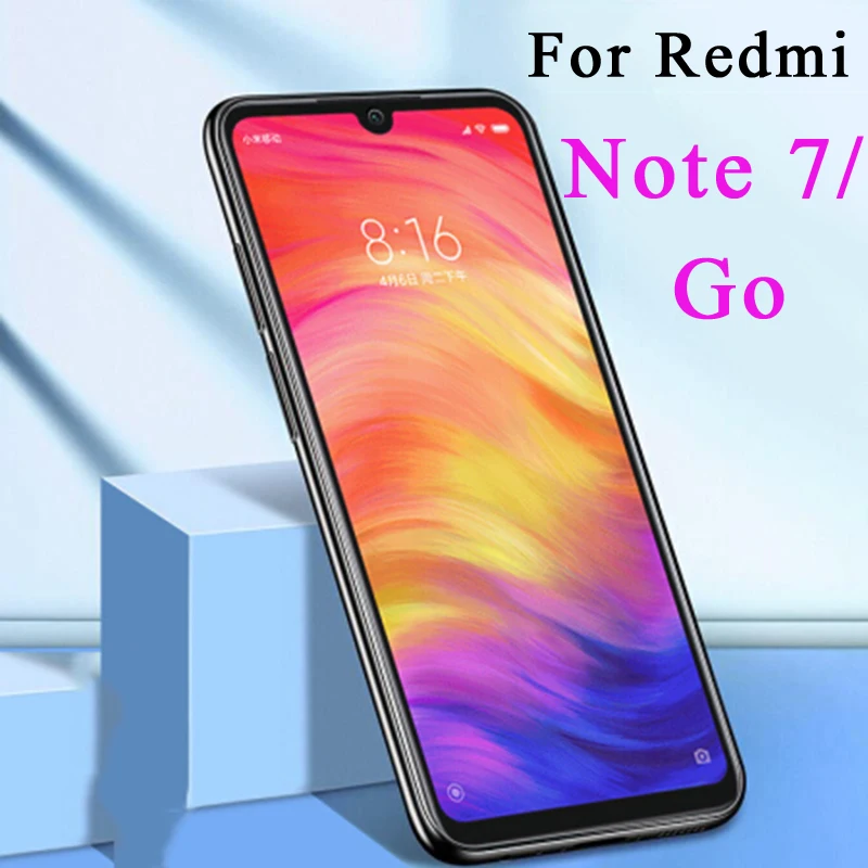 

For Xiaomi redmi note 7 glass screen protector protective film tempered glas ksiomi mi redme GO note7 tremp xiomi readmi readmy