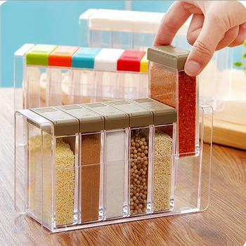 Transparent Russia flavor Spice jar seasoning jar kitchen condiment box acrylic seasoning Box Storage Box Cruet 6pcs/set AU029
Transparent Russia flavor Spice jar seasoning jar kitchen condiment box acrylic seasoning Box Storage Box Cruet 6pcs/set AU029