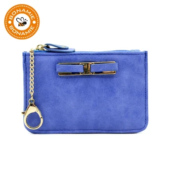 BONAMIE Bow-knot Card Holder Leather Women Purses With Keychain Zipper Thin Wallet Ladies Coin Purse Money Bag Carteira Feminina
BONAMIE Bow-knot Card Holder Leather Women Purses With Keychain Zipper Thin Wallet Ladies Coin Purse Money Bag Carteira Feminina