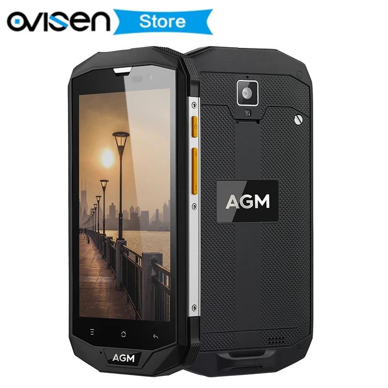 AGM A8 NFC OTG IP68 Rugged Waterproof Smartphone 5.0" Qualcomm MSM8916 3GB RAM 32GB ROM Quad Core 13.0MP 4050mAh Mobile Phone |