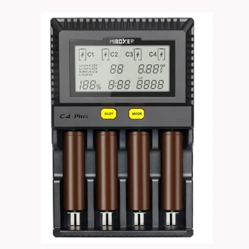 Miboxer C4 Plus LCD Smart 18650 Battery Charger 2.5A for Li-ion IMR ICR LiFePO4 18650 14500 26650 21700 AAA AA Batteries
Miboxer C4 Plus LCD Smart 18650 Battery Charger 2.5A for Li-ion IMR ICR LiFePO4 18650 14500 26650 21700 AAA AA Batteries