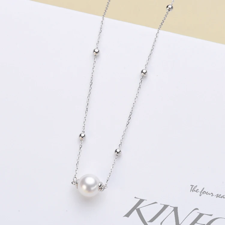 S925 Silver Pearl Necklace Chain with Pendant Mountings Necklace Findings Jewelry Parts Fittings Accessories
S925 Silver Pearl Necklace Chain with Pendant Mountings Necklace Findings Jewelry Parts Fittings Accessories