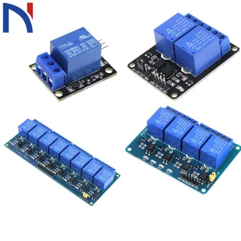 

DC 5V 1 2 4 8 Channel Relay Module DC5V Low Level Expansion Board For SCM Household Appliance Control for arduino Raspberry Pi