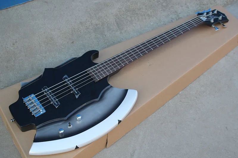 Factory Wholesale 5-String Axe Electric Bass Guitar with Rosewood Fingerboard,Chrome Hardwares,Offer Customized
Factory Wholesale 5-String Axe Electric Bass Guitar with Rosewood Fingerboard,Chrome Hardwares,Offer Customized