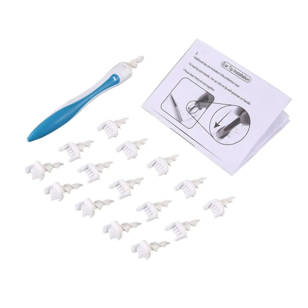 16 Tips Smart Ear Cleaner Earpick Swab Easy Earwax Removal Soft Spiral Cleaner Prevent Ear-pick Cleaning Tools Kits Ear Care
16 Tips Smart Ear Cleaner Earpick Swab Easy Earwax Removal Soft Spiral Cleaner Prevent Ear-pick Cleaning Tools Kits Ear Care