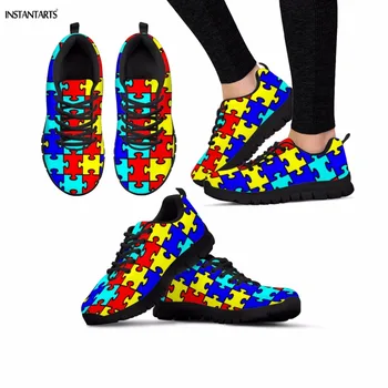 INSTANTARTS 2019 Women's New Running Shoes Colorful Autism Awareness Print Lace Up Sneakers Female Outdoor Sports Jogging Shoes
INSTANTARTS 2019 Women's New Running Shoes Colorful Autism Awareness Print Lace Up Sneakers Female Outdoor Sports Jogging Shoes