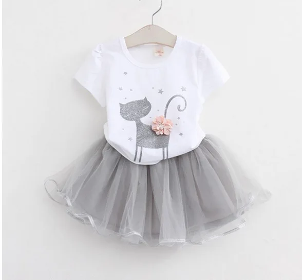 Disney Girls Dress 2019 Summer New Baby Girls Clothing Sets Cartoon cat T-Shirt+ Bling Star Dress 2Pcs Girl Clothes Casual Wear
Disney Girls Dress 2019 Summer New Baby Girls Clothing Sets Cartoon cat T-Shirt+ Bling Star Dress 2Pcs Girl Clothes Casual Wear