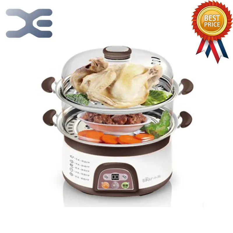 Image 220V Food Warmer Steamer Bun Warmer Cooking Appliances Steamed Electric Steamer 6 8L