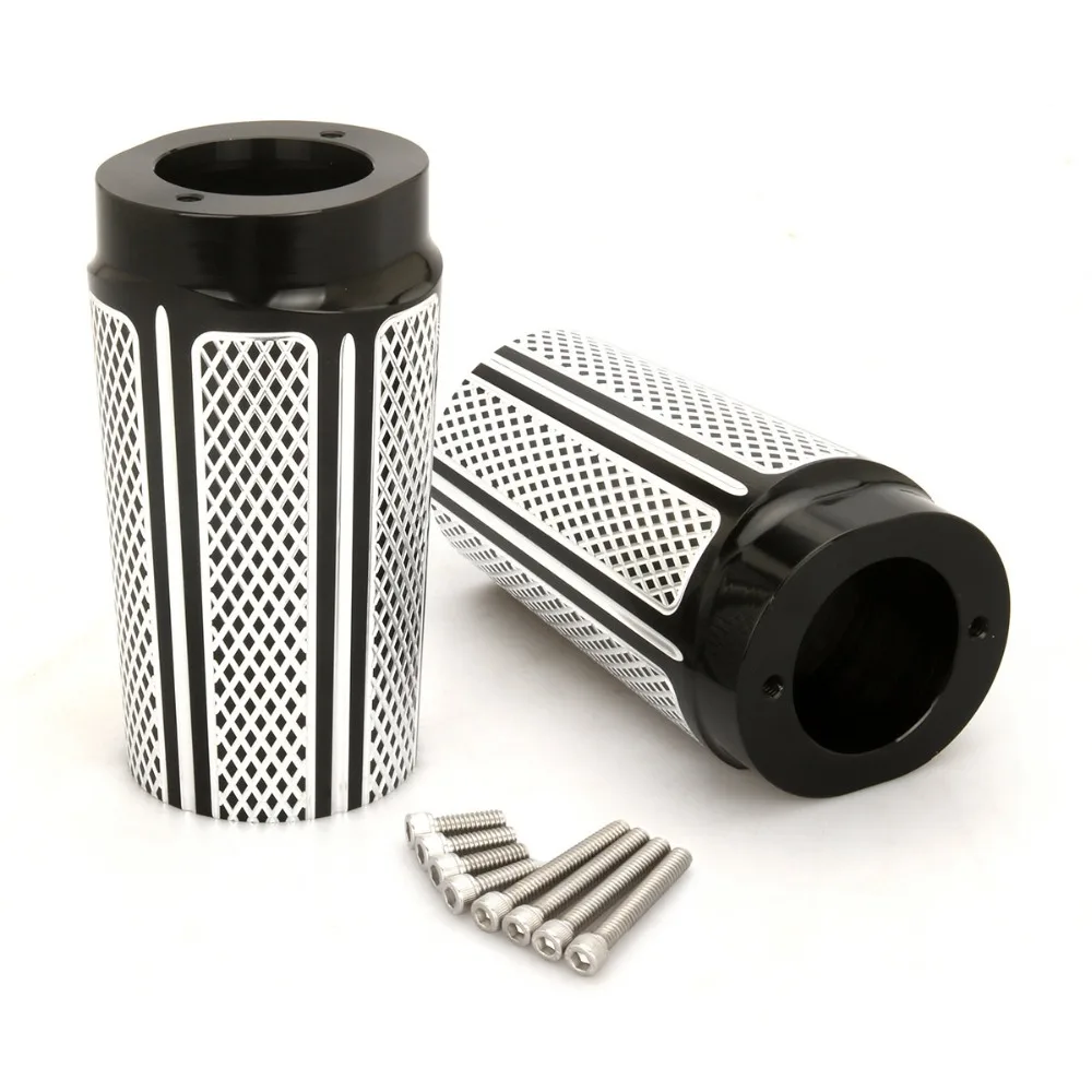 CNC Billet FORK SLIDER COVER For Harley FLSTN COW BELLS fork sliders FLHR FLHT cow bells FLSTF 1984-2017
CNC Billet FORK SLIDER COVER For Harley FLSTN COW BELLS fork sliders FLHR FLHT cow bells FLSTF 1984-2017