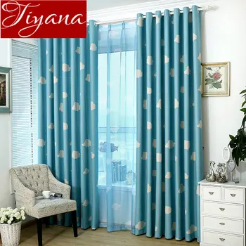 Cloud Curtain for Kid Baby Room Window Bedroom Print Voile Cartoon Sheer Fabrics Drapes Blue Modern Living Room T&125 #30
Cloud Curtain for Kid Baby Room Window Bedroom Print Voile Cartoon Sheer Fabrics Drapes Blue Modern Living Room T&125 #30