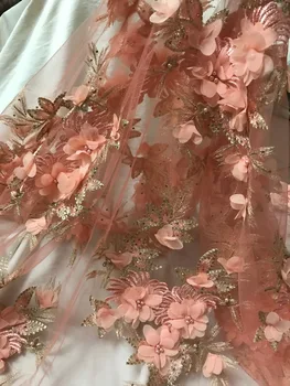 3d flower Embroidery African French Lace Fabric yaking-51539 For Nigerian Wedding Dress
3d flower Embroidery African French Lace Fabric yaking-51539 For Nigerian Wedding Dress