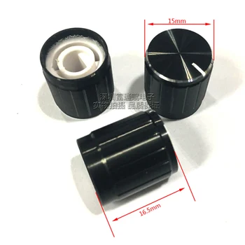10pcs Potentiometer Cap 15mm*16.5mm Black Bright Edge Half Shaft Hole D-Shaped Inner Hole 6mm Aluminum Alloy Knob
10pcs Potentiometer Cap 15mm*16.5mm Black Bright Edge Half Shaft Hole D-Shaped Inner Hole 6mm Aluminum Alloy Knob