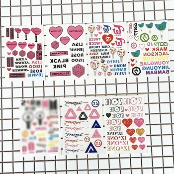 10PCS/Lot Kpop GOT7 BLACKPINK IZONE TWICE SEVENTEEN Idol Sticker Waterproof Tattoo Sticker Fans Gift Drop Shipping
10PCS/Lot Kpop GOT7 BLACKPINK IZONE TWICE SEVENTEEN Idol Sticker Waterproof Tattoo Sticker Fans Gift Drop Shipping