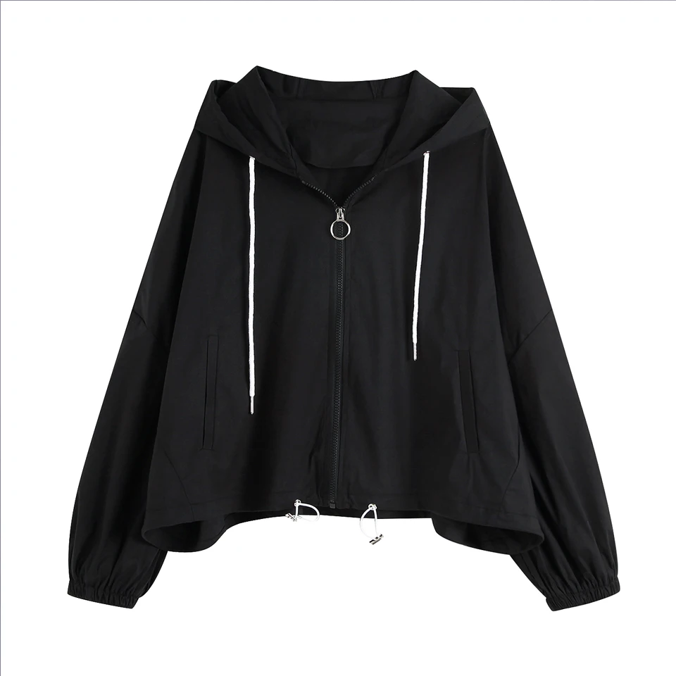 Women Back Print Loose Jackets Coats 2019 Spring Summer Long Sleeve Drawstring Hooded Female Waterproof Jacket Outerwear Clothes
Women Back Print Loose Jackets Coats 2019 Spring Summer Long Sleeve Drawstring Hooded Female Waterproof Jacket Outerwear Clothes