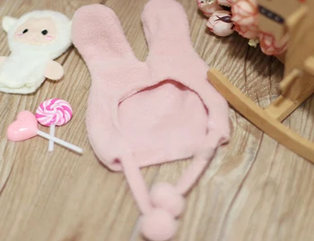 BJD doll caps pink Rabbit ear hat available for 1/4 1/6 BJD MSD MDD YOSD doll accessories
BJD doll caps pink Rabbit ear hat available for 1/4 1/6 BJD MSD MDD YOSD doll accessories