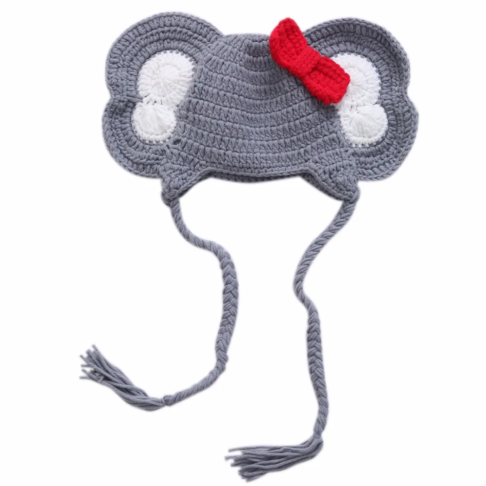 2017 New Baby Animal Elephant Bowknot Photo Prop Crochet Knit Wool Hat Cap Newborn 0-6M
2017 New Baby Animal Elephant Bowknot Photo Prop Crochet Knit Wool Hat Cap Newborn 0-6M