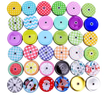 100pcs Multi Color 7cm Convert Standard Metal Mason Jar Lids with Straw Hole Cock Jar Lid Party Drinking Supplies
100pcs Multi Color 7cm Convert Standard Metal Mason Jar Lids with Straw Hole Cock Jar Lid Party Drinking Supplies