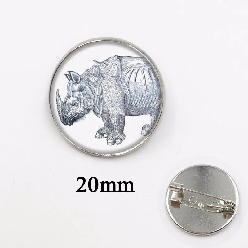 Silver brooch