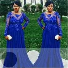 Royal Blue Plus Size Prom Dresses 2021 Generous Long Sleeve Sheer Formal Women Bridesmaid Dresses Empire Vestidos De Formatura
Royal Blue Plus Size Prom Dresses 2021 Generous Long Sleeve Sheer Formal Women Bridesmaid Dresses Empire Vestidos De Formatura