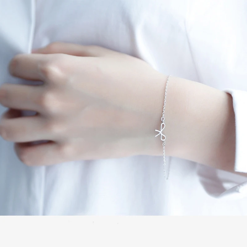 Silver Bow Tie Bracelet & Bangles Silver Bow knot Charm For Women Bracelets Party 925 Sterling Jewelry wholesale
Silver Bow Tie Bracelet & Bangles Silver Bow knot Charm For Women Bracelets Party 925 Sterling Jewelry wholesale