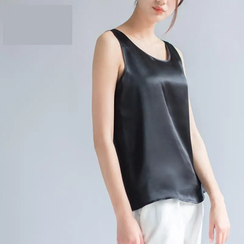 Female Summer Solid Plus Size 100% Silk Blouse Woman Hedging 100% Silk Loose Tops Women Straight 100% Silk Tees Lady Silk Tanks
Female Summer Solid Plus Size 100% Silk Blouse Woman Hedging 100% Silk Loose Tops Women Straight 100% Silk Tees Lady Silk Tanks