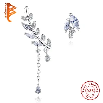 Chic Leaf Shaped Mismatched Ear Cuff Stud Earrings for Women New Fashion AAA+ CZ 925 Sterling Silver Earring Christmas Jewelry
Chic Leaf Shaped Mismatched Ear Cuff Stud Earrings for Women New Fashion AAA+ CZ 925 Sterling Silver Earring Christmas Jewelry