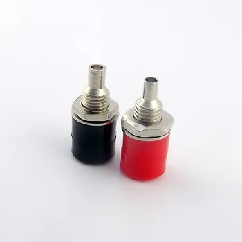 50pcs Amplifier Terminal 4mm Banana Female Plug Binding Post Panel Mount Adapter Nickel Plated Connector Red/Black
50pcs Amplifier Terminal 4mm Banana Female Plug Binding Post Panel Mount Adapter Nickel Plated Connector Red/Black