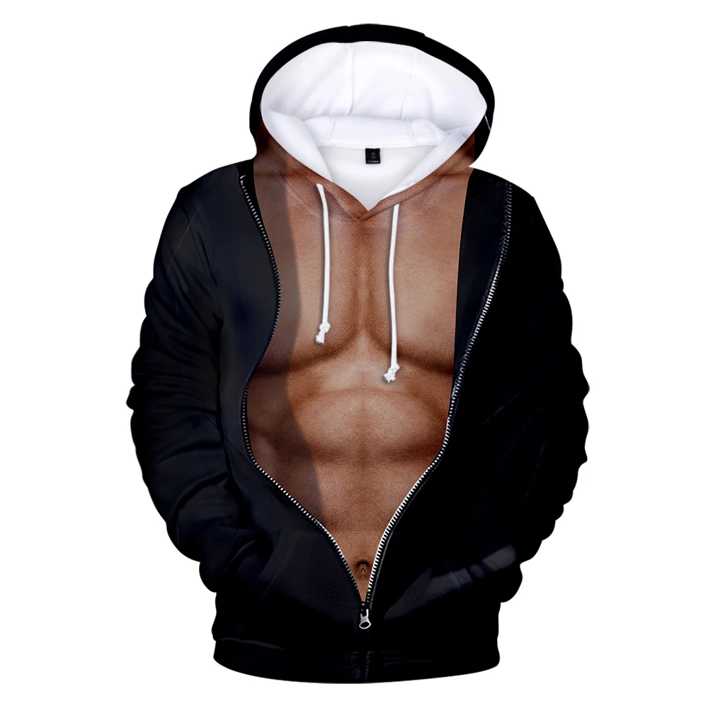 It's time to show off your muscles Cosplay Muscle hoodies sweatshirt Mens Cool Tops 3D Man Hoodies Abdominal Male
It's time to show off your muscles Cosplay Muscle hoodies sweatshirt Mens Cool Tops 3D Man Hoodies Abdominal Male