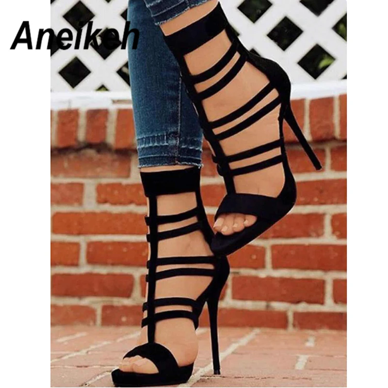 Aneikeh 2019 Concise Flock Ankle Boots Round Toe Women's Boots Zip Hollow Out Thin Heels Shallow Cover Heel Party Dress Black 40
Aneikeh 2019 Concise Flock Ankle Boots Round Toe Women's Boots Zip Hollow Out Thin Heels Shallow Cover Heel Party Dress Black 40