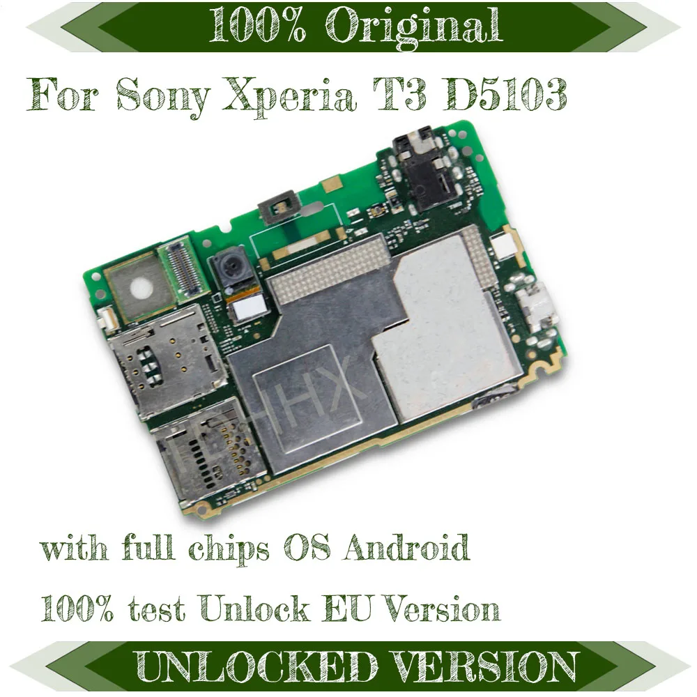 8gb for Sony T3 D5103 Logic Board with Android System 100% Original unlocked for Sony Xperia T3 D5103 Motherboard
8gb for Sony T3 D5103 Logic Board with Android System 100% Original unlocked for Sony Xperia T3 D5103 Motherboard