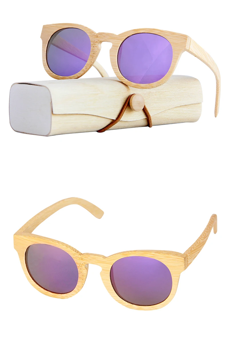 Handmade Bamboo frame Polarized sunglasses for women man oval sun glasses Beach Anti-UV eyeglasses Wooden Case Handmade Bamboo frame Polarized sunglasses for women man oval sun glasses Beach Anti-UV eyeglasses Wooden Case