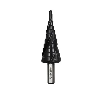 Step Drill Bit Pagoda Triangle Groove Handle Steel Plate Drill Ladder 4-22 Suit For Wood PVC Thin Steel
Step Drill Bit Pagoda Triangle Groove Handle Steel Plate Drill Ladder 4-22 Suit For Wood PVC Thin Steel