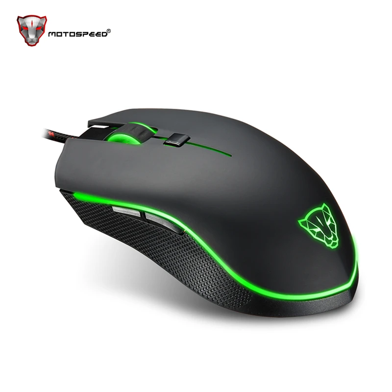 

2017 New Arrival Motospeed V40 4000 DPI 6 Buttons Breathing LED Optical Wired Gaming Mouse Rato com fio Mause for Gamer Mouse