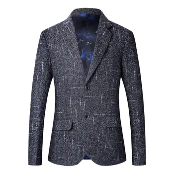 Suit Men Stripe Blazer Masculino Slim Korean Business Casual Two Buckle Single Western Casual Wear Shirt
Suit Men Stripe Blazer Masculino Slim Korean Business Casual Two Buckle Single Western Casual Wear Shirt