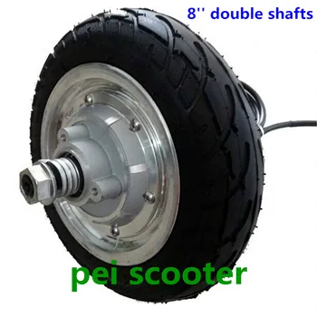 8 inch 8inch BLDC brushless no-gear double axles wheel hub motor with tire for scooter motor or skateboard motor phub-201
8 inch 8inch BLDC brushless no-gear double axles wheel hub motor with tire for scooter motor or skateboard motor phub-201