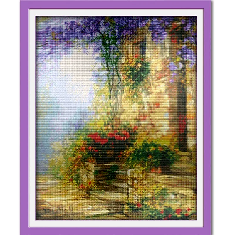 Beautiful Flower path Printed on Canvas DMC Counted Chinese Cross Stitch Kits printed Cross-stitch set Embroidery Needlework
Beautiful Flower path Printed on Canvas DMC Counted Chinese Cross Stitch Kits printed Cross-stitch set Embroidery Needlework