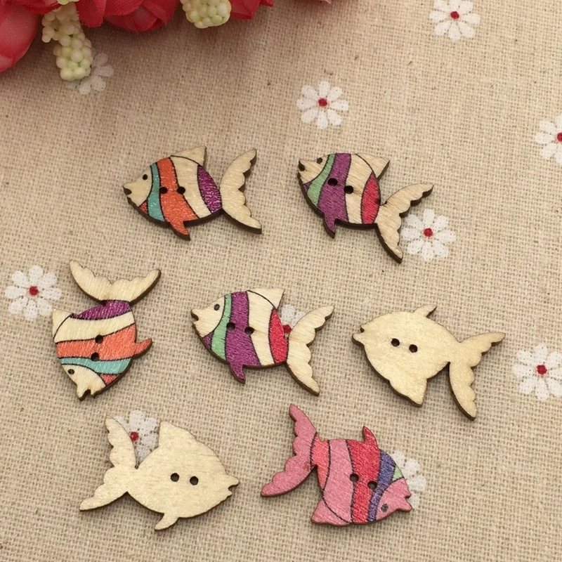 New products cartoon fish two wooden jewelry wood buttons sewing buttons diy color 20 * 25mm FC1003
New products cartoon fish two wooden jewelry wood buttons sewing buttons diy color 20 * 25mm FC1003