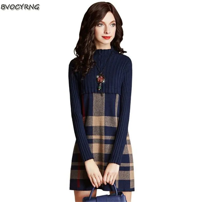 New High grad Women's Dress Female Spring Autumn Dresses Long Sleeve Knitting Vesido Winter Bottom Dress Big yards Vesidos B0002
New High grad Women's Dress Female Spring Autumn Dresses Long Sleeve Knitting Vesido Winter Bottom Dress Big yards Vesidos B0002