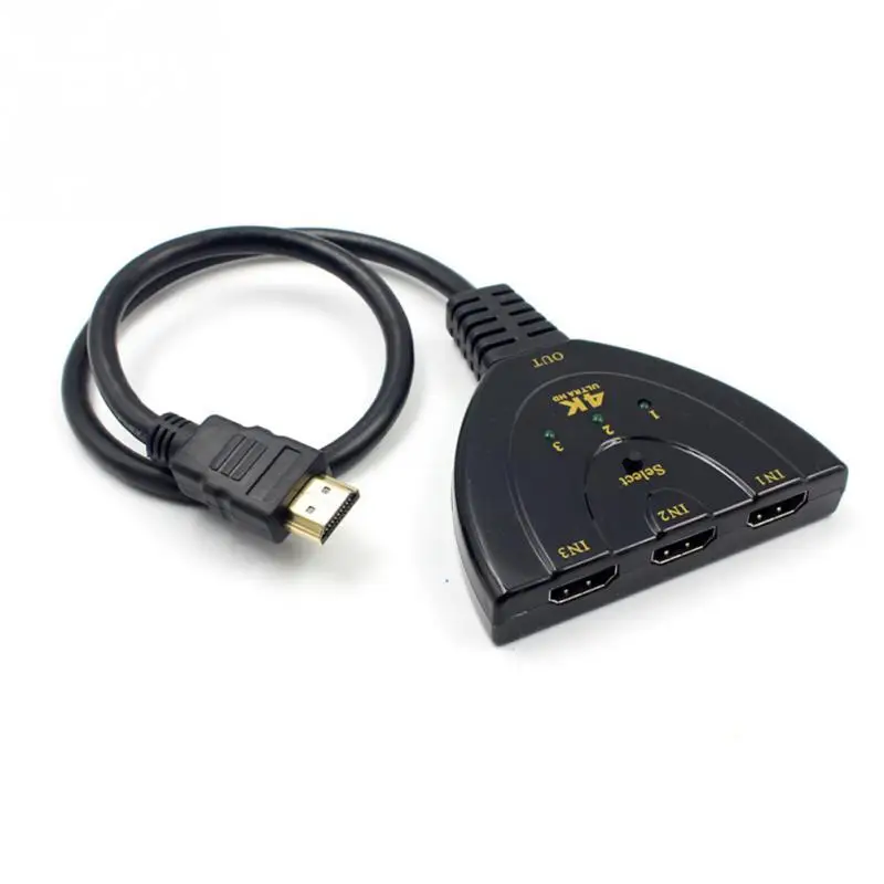 Mini 3 Port HDMI Switch HDMI Splitter 3D Three 4K HD video switcher 1.4b 4K Switcher HDMI Splitter HDMI 4K Switcher
Mini 3 Port HDMI Switch HDMI Splitter 3D Three 4K HD video switcher 1.4b 4K Switcher HDMI Splitter HDMI 4K Switcher