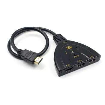 Mini 3 Port HDMI Switch HDMI Splitter 3D Three 4K HD video switcher 1.4b 4K Switcher HDMI Splitter HDMI 4K Switcher
Mini 3 Port HDMI Switch HDMI Splitter 3D Three 4K HD video switcher 1.4b 4K Switcher HDMI Splitter HDMI 4K Switcher