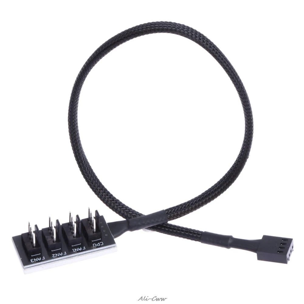 PC Host Case 1 Female To 4 Male 4-Pin Socket 4-Port Splitter Cable For 3Pin&4Pin PWM Connector Cooling Fan
PC Host Case 1 Female To 4 Male 4-Pin Socket 4-Port Splitter Cable For 3Pin&4Pin PWM Connector Cooling Fan