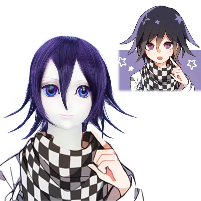 Game Danganronpa V3: Killing Harmony Wig Ouma Kokichi Cosplay Synthetic Hair Anime Dangan Ronpa Boys Mens Short Straight Wig
Game Danganronpa V3: Killing Harmony Wig Ouma Kokichi Cosplay Synthetic Hair Anime Dangan Ronpa Boys Mens Short Straight Wig