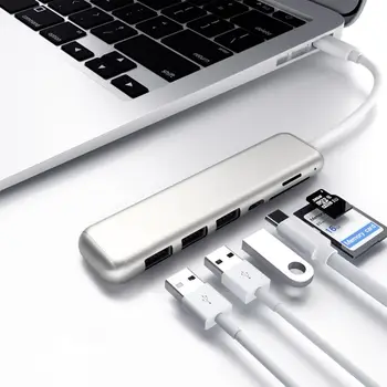 USB C HUB Type C To USB3.0 Splitter with TF SD Reader Slot for MacBook/MacBook Pro/ Samsung /Huawei
USB C HUB Type C To USB3.0 Splitter with TF SD Reader Slot for MacBook/MacBook Pro/ Samsung /Huawei